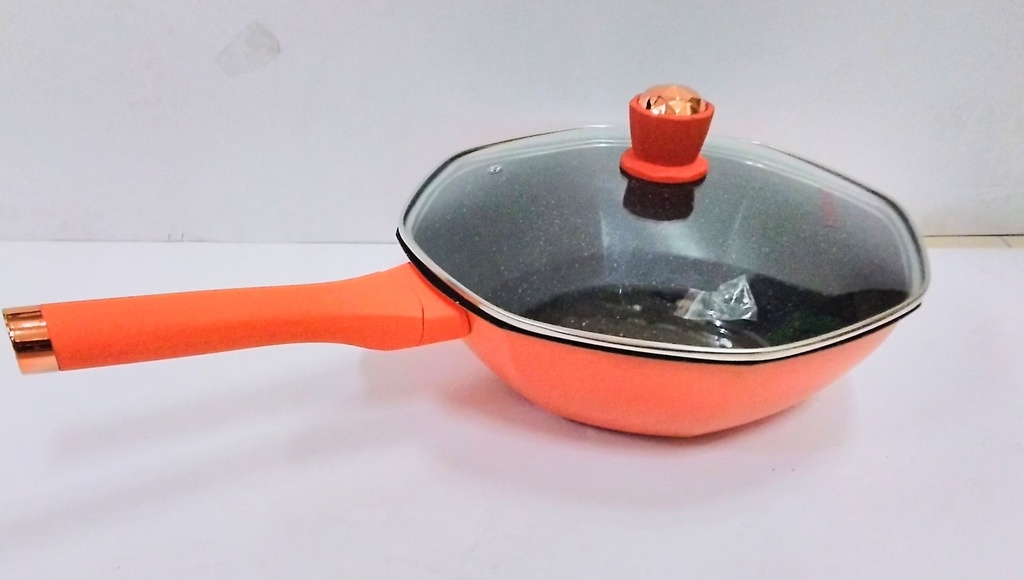 Frying Pan Alu Hex Shape Non-Stick Yohaho YH65-26