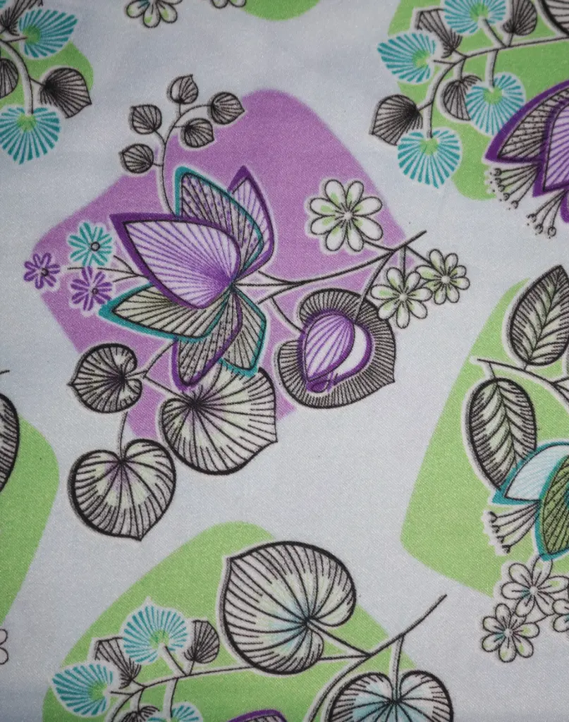 FB Printed Satin Velvet 44"27614