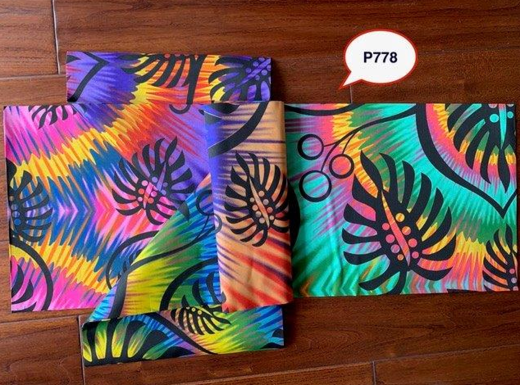 Fabric Jumping Fish 35/36" P778