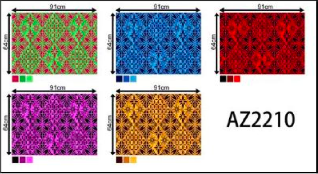 Fabric Jumping Fish 35/36" AZ2210