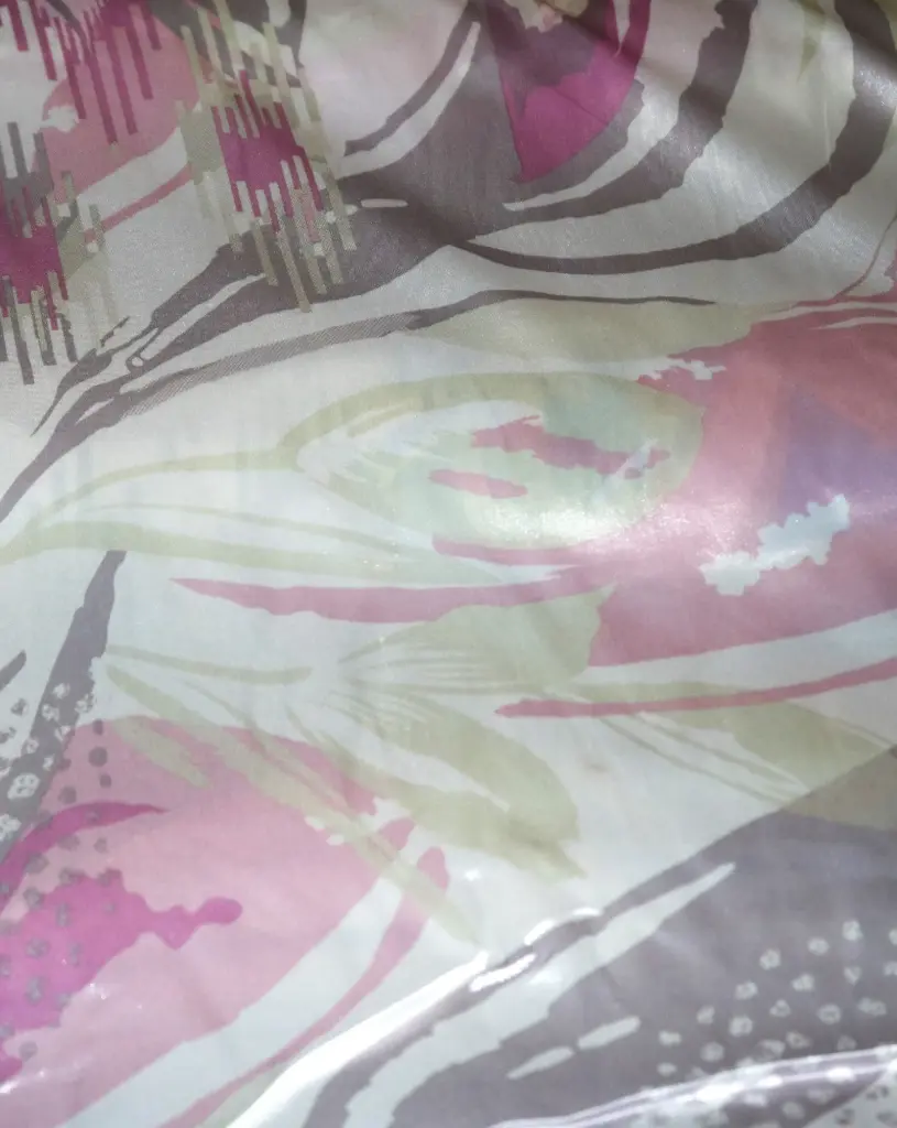 Fabric Printed Polyster Satin 58" D#1027