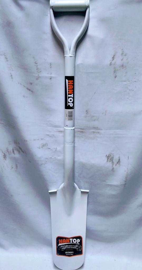 Spade Drain/Head Wht Hantop
