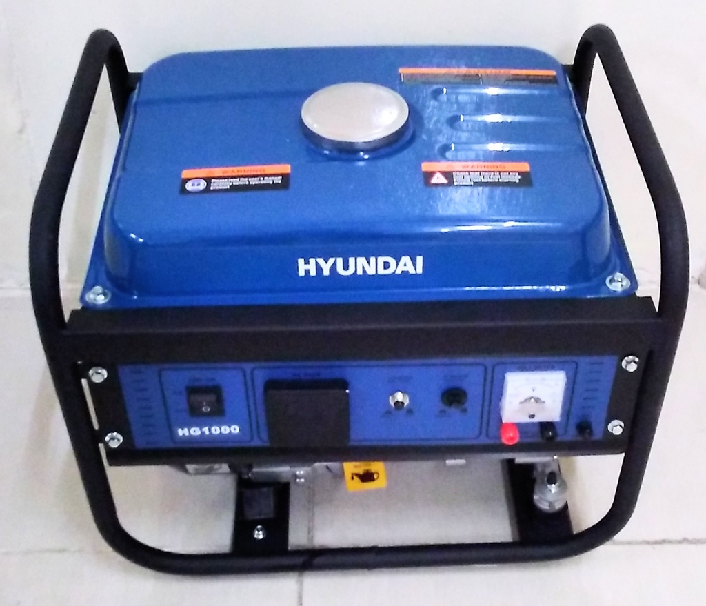 Genset Petrol Hyundai 1.0kw Hg1000