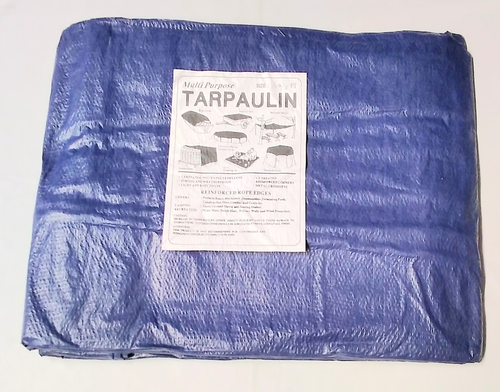 Tarpaulin Blue 18'X18' 110g