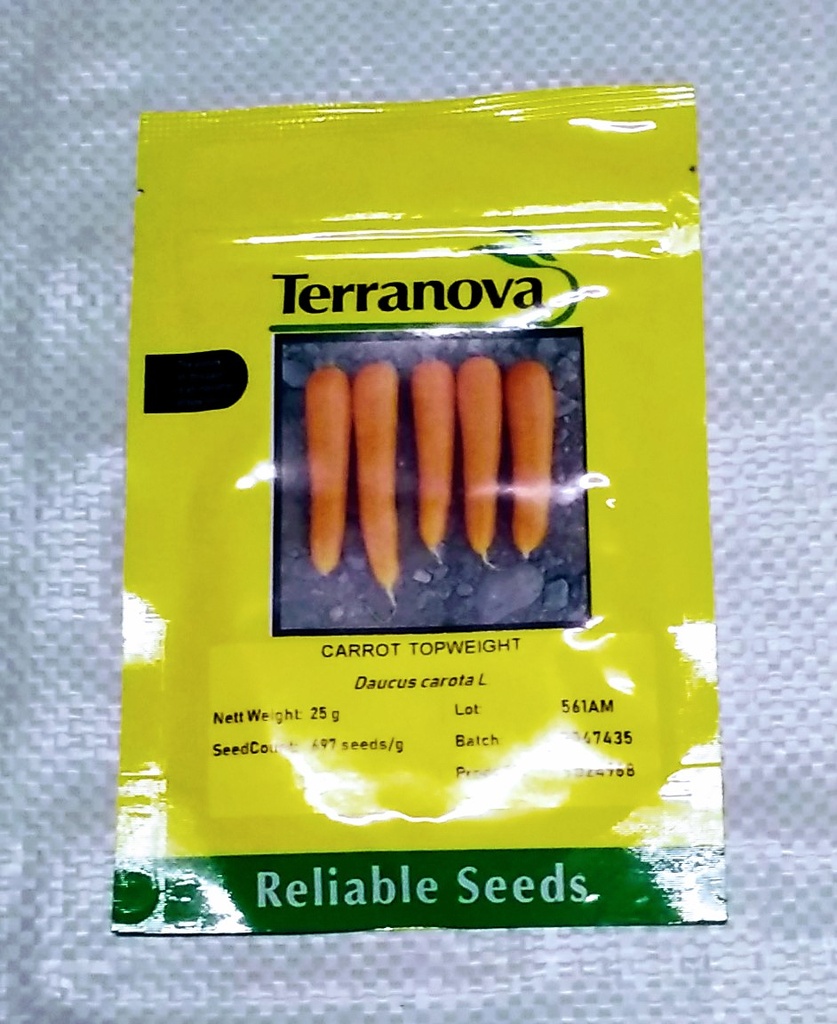 Seed Carrot New Kuroda 25G Terranova