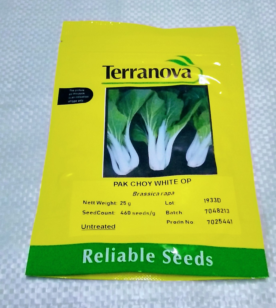 Seed Pakchoy White Op 25g Terranova