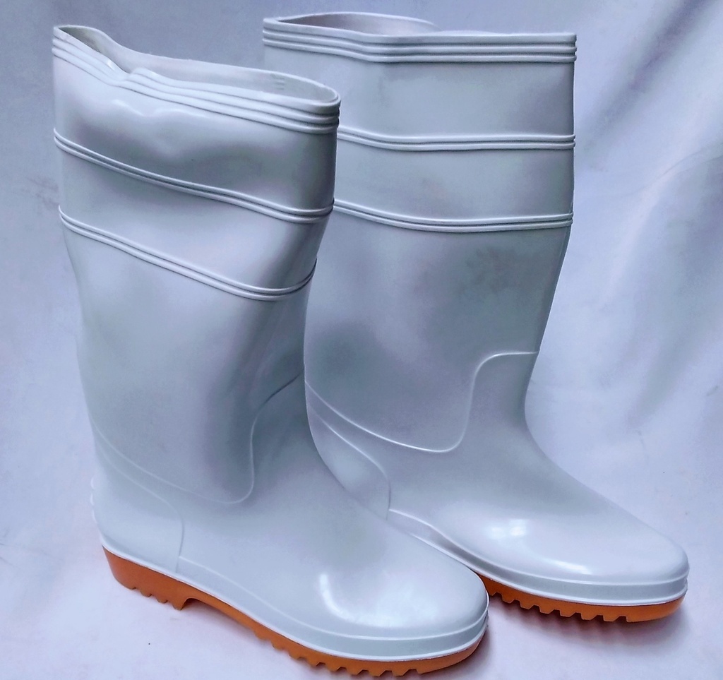 Gumboot Pair N/Sfty Wht Hc#10