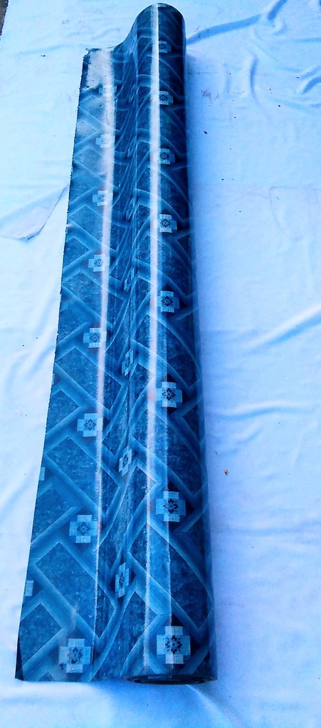 Floor Mat PVC 72 X 0.5mm Blue