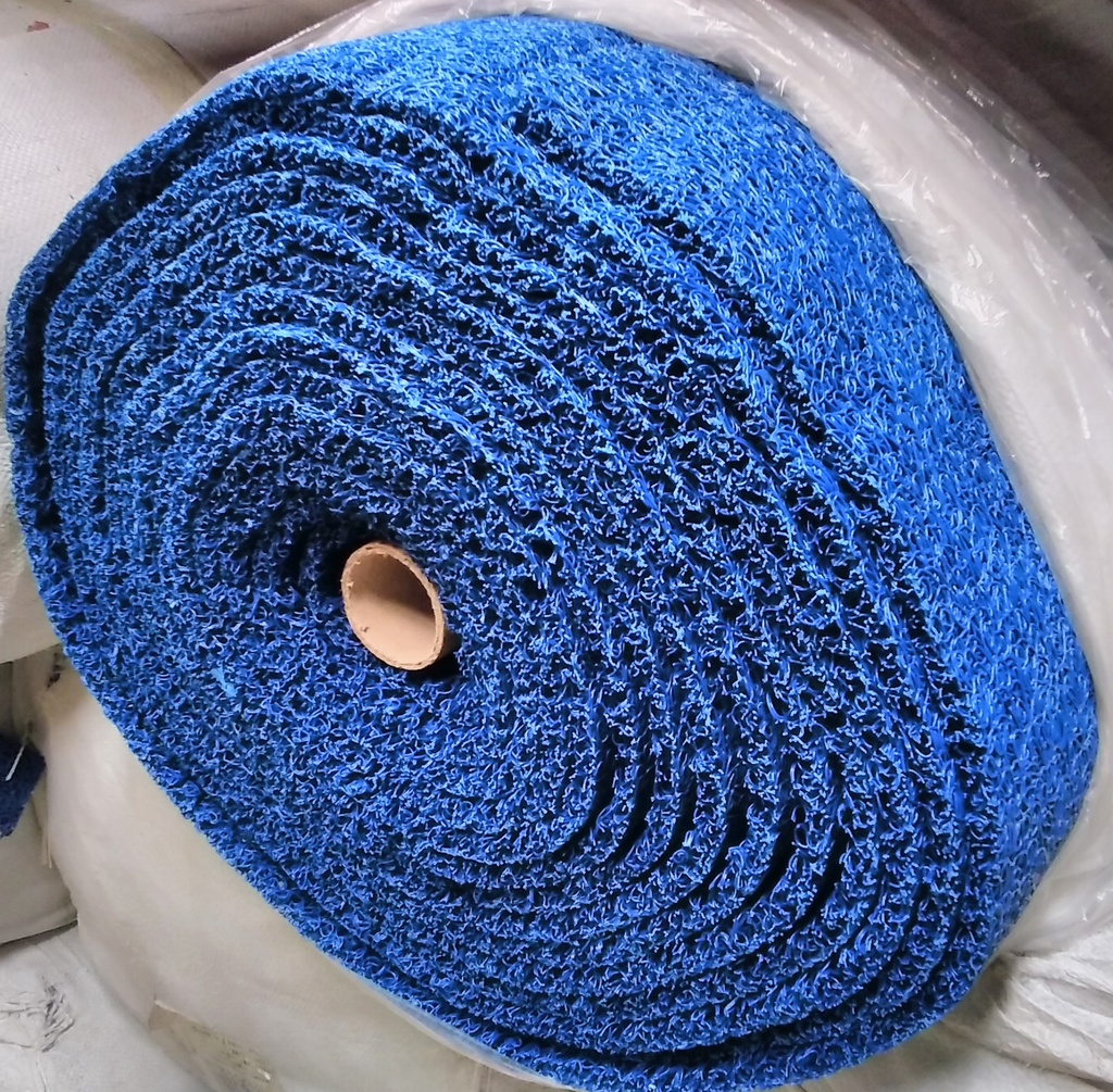 Mat Gold PVC (DY2202) 1.2cm*1.2m Blue