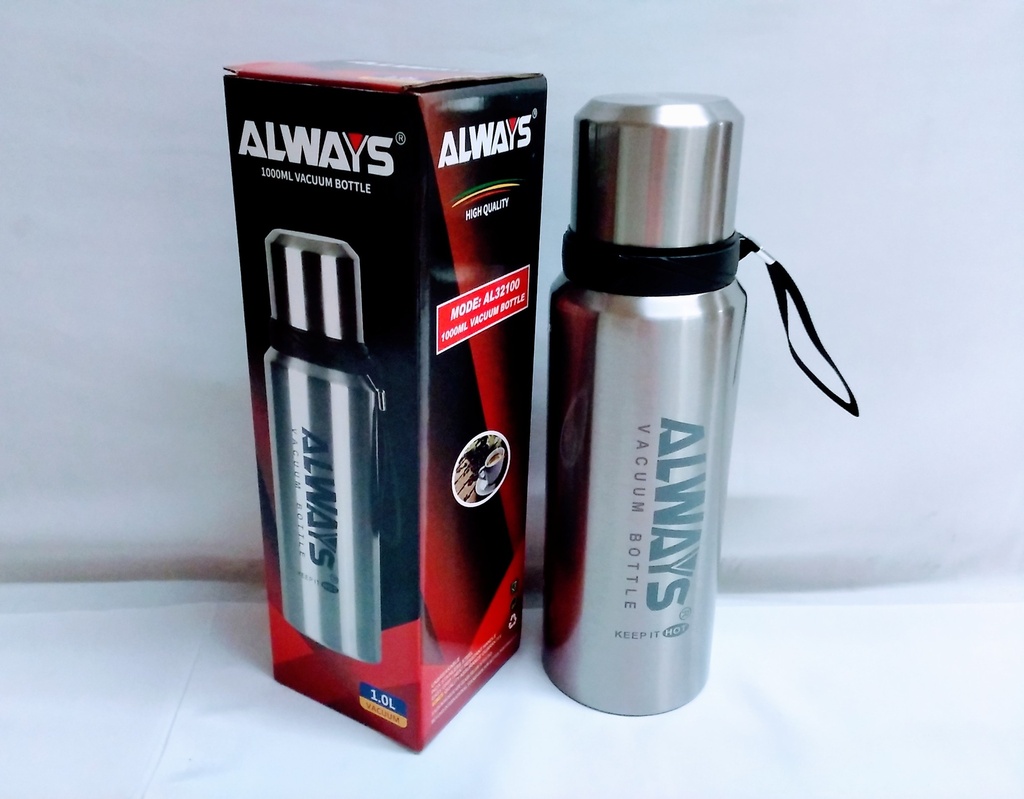 Thermos Vacuum Bottle 1L Always AL32100