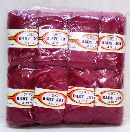 [FC0944] Wool Bilum B/Joy Maroon#4008