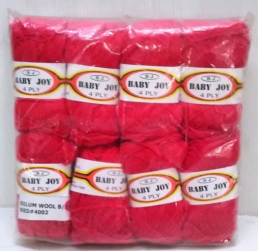 [FC1082] Wool Bilum B/Jy Red#4002