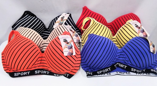 [FC4177] Bra Sports Cotton Mix Design