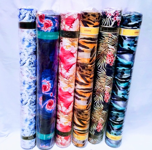 [FC5391] FB Printed Polyster Satin 44"