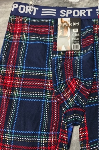 [FC5422] Boxer Shorts Mens Sports Plain Print HZ-01