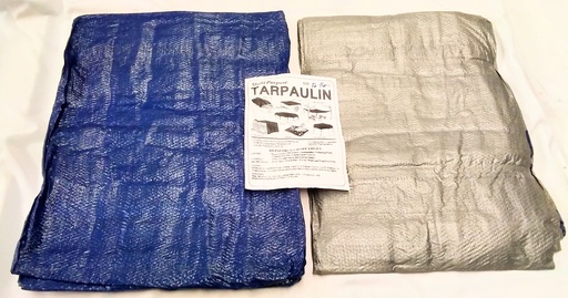 [PB0004] Tarpaulin Blue 12'X16' 110g
