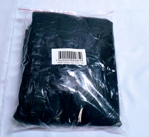 [PB0985] Garbage Bags Black 120L 500pc/Ctn