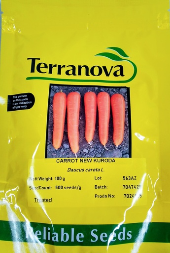 [SD0267] Seed Carrot New Kuroda 100G Terranova