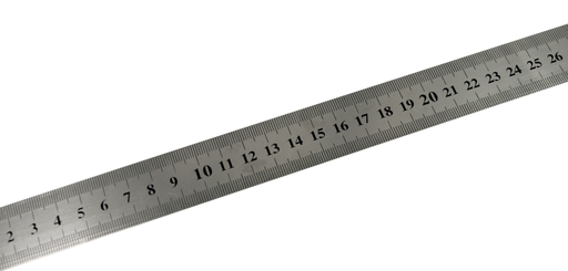 [ST1086] Ruler Metal 30cm