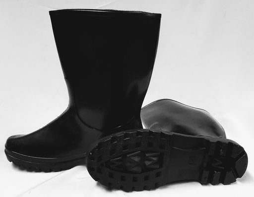 [SW0132] Gumboot Pair N/Sfty Blk L/C S07