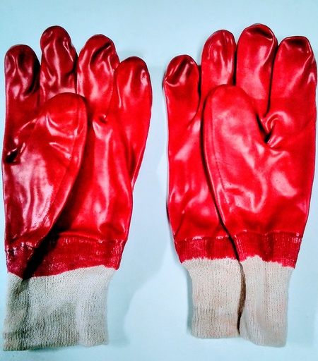 [SW0151] Gloves Chemical Pvc-Red 26cm
