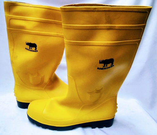 [SW0230] Gumboot Pair Safety RW Yel Hc S11