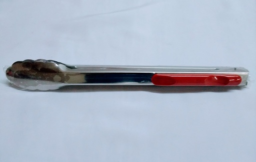 [VI4558] Tongs 12Inch Red Plastic Hdl