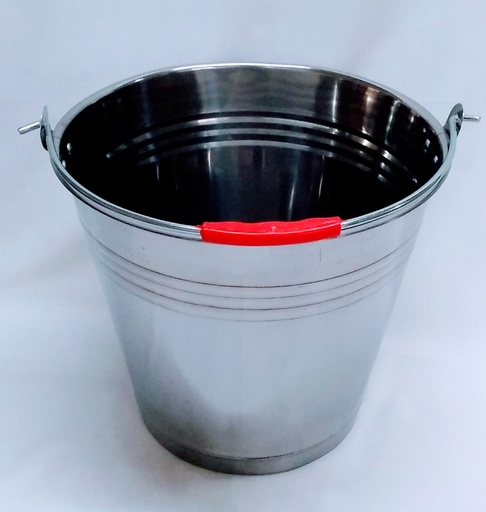 [VI5002] Bucket Stainless Steel 32cm