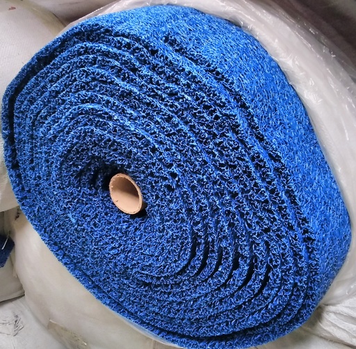 [VI5550] Mat Gold PVC (DY2202) 1.2cm*1.2m Blue