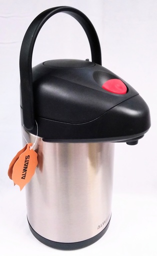 [VI5578] Thermos W/Pump S/S Keep it Hot/Cold 3L Always