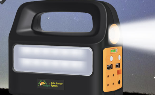 [VI5584] Solar Sunflare Energy System W/3Bulb 5W SC-1