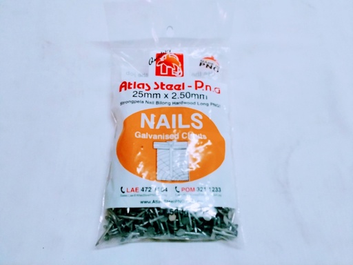 [WN0439] Nail Galv.Clout 25x2.5mmx500G