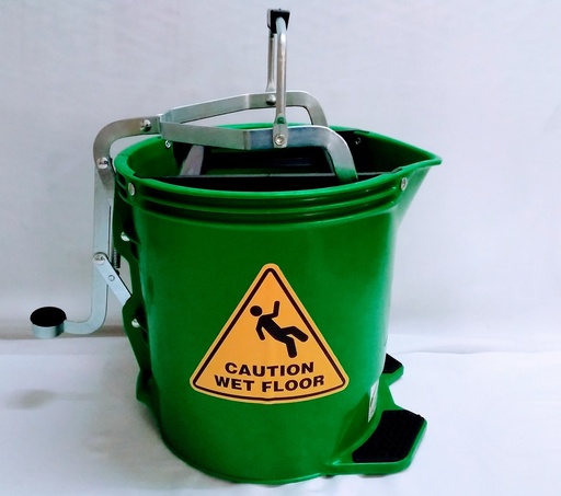 [VI5084] Mop Bucket W/Pedal 16L Green MC03001