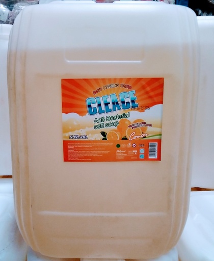 [VI5702] Cleace Hand Washing Liquid Lemon 20L