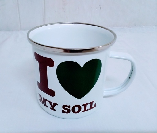 [VI5669] Mug Enamel W/Print 10cm