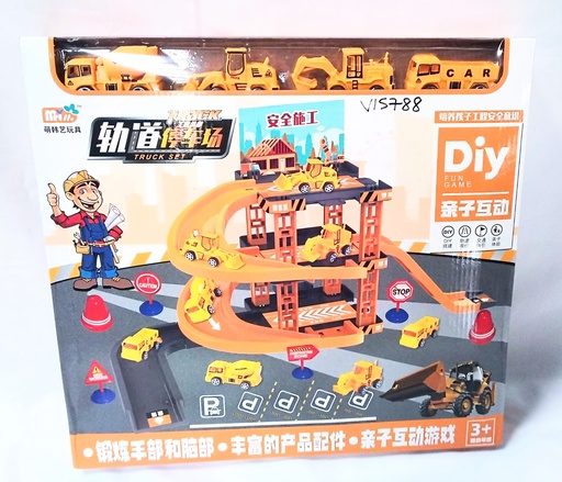 [VI5788] Toy Car Ramp Box QM-5