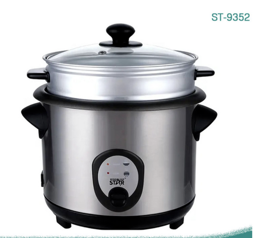 [VI5880] Rice Cooker Winning Star 2.2L-900W w/ Steamer ST-9352