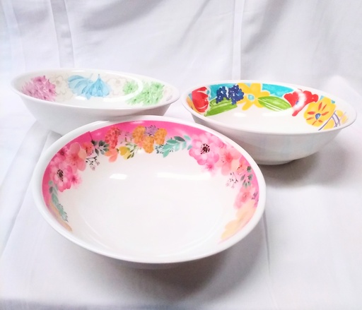 [VI7551] Bowl Pattern Plastic 8"8069