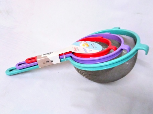 [VI7565] Strainers Wanqji S/S 3pc 10+14+18CM35320-12
