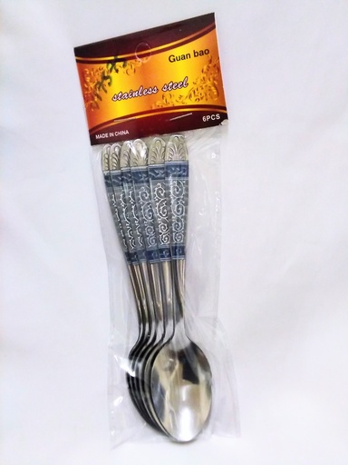 [VI7575] Kitchen S/S Tea Spoon 6pcs/set
