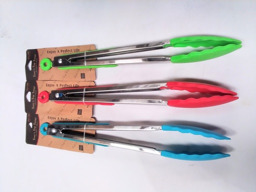 [VI7578] Silicone Tip Tongs 12" 35320-1
