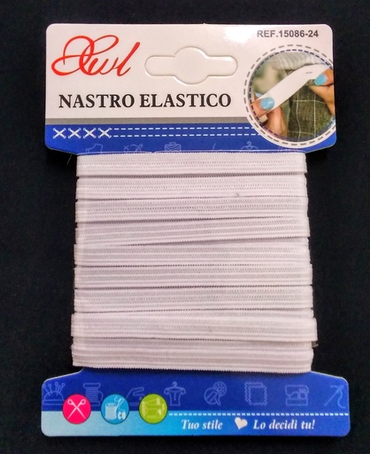 [VI7622] Sewing Elastic Wht 0.6x5m35353-7