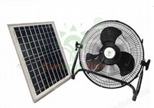 [VI7668] Solar Floor Fan HS-118 12inch