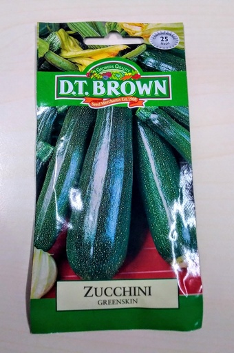 [SD0370] Seed Zucchini Greenskin 5.042g MFG2248