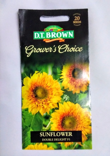 [SD0406] Seed Sunflower Dbl Delight F1 0.625g MFG2352