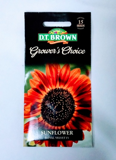 [SD0408] Seed Sunflower Royal Velvet 1.25g MFG2354