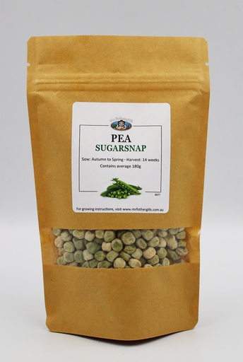 [SD0418] Seed Pea Sugarsnap BP180g MFG6077