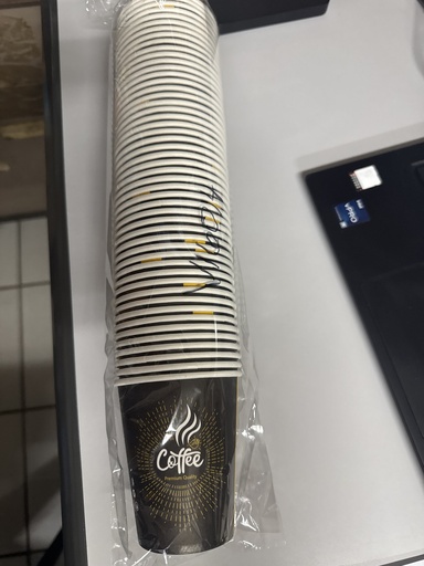 [VI6014] Disposable Cup Coffee Single wall 9oz 908 50pcs/pkt