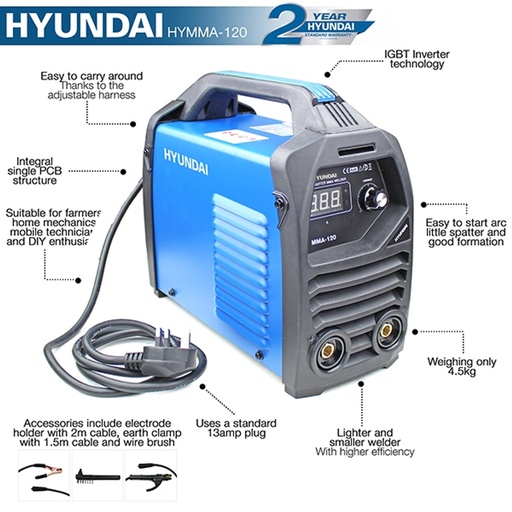 [MA0593] Welding Machine Hyundai 240V MMA-160Amp