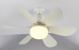 [VI7682] Fan Colour White W/Lighting Remote Control FS-HX-R420 
